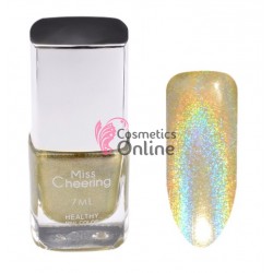 Lac de unghii Holografic 3D de 7 ml Cod 02 Light Gold